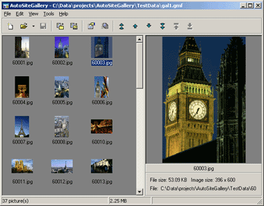 Click to view AutoSiteGallery 2.02 screenshot