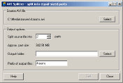 AVI Splitter screenshot 2